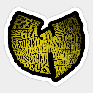 WUTANG VINTAGE EXCLUSIVE DESIGN Sticker